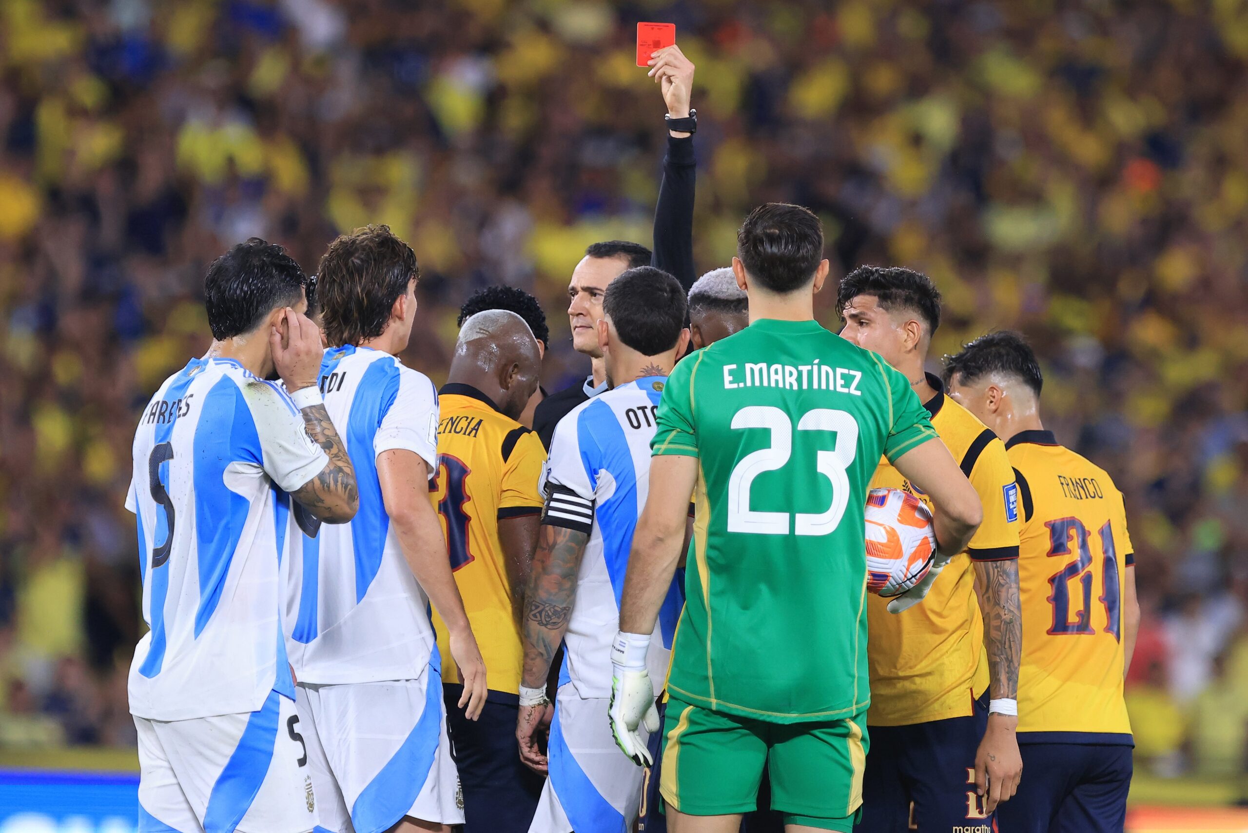 Eliminatorias: Argentina perdió 1-0 frente a Ecuador sin Messi