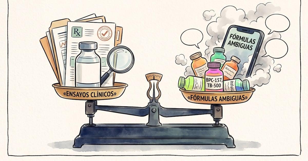 Péptidos de moda: cuando la palabra agrupa promesas y la evidencia no siempre las respalda
