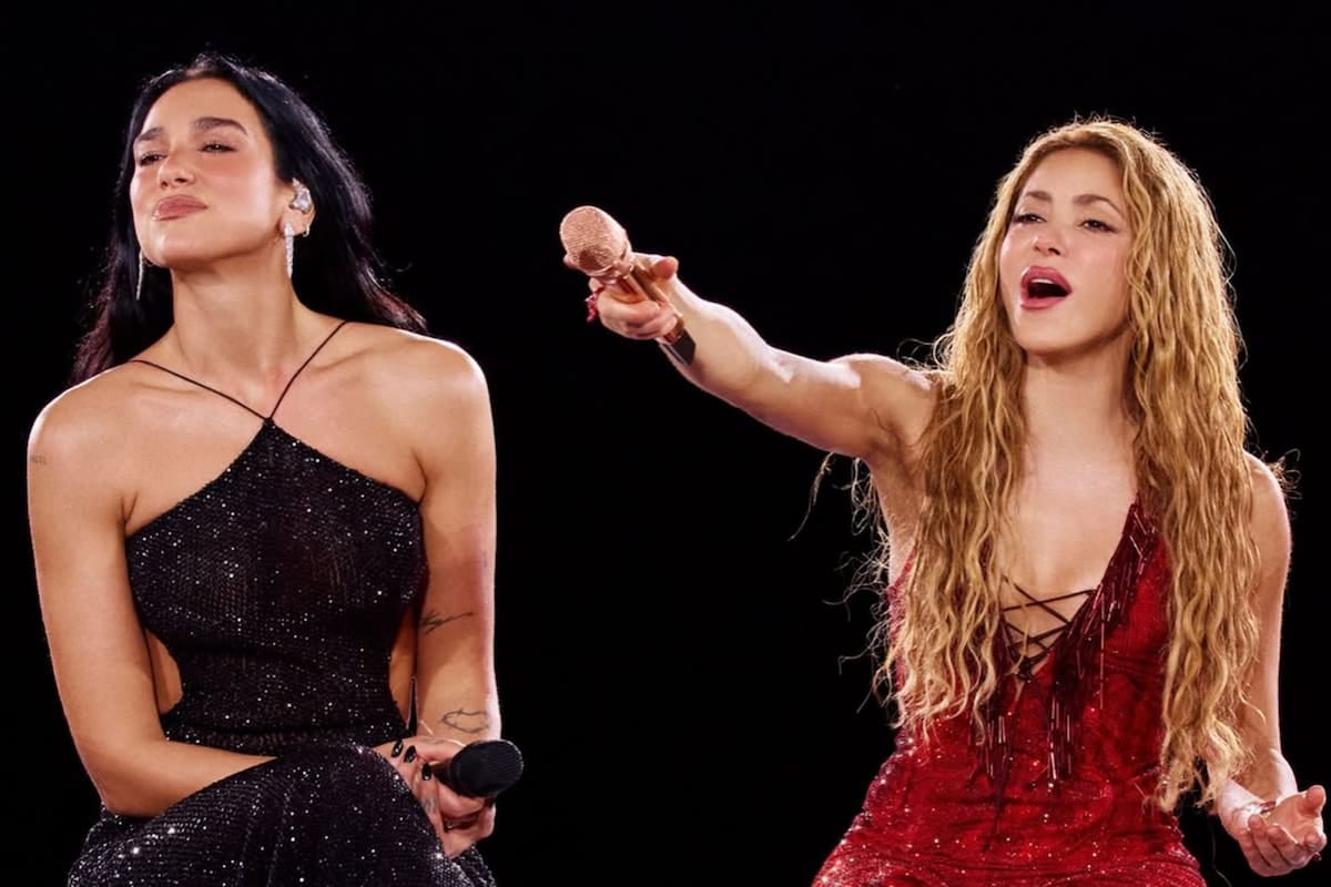 El debut soñado en Madrid: Shakira y Dua Lipa se encontraron por fin en un escenario