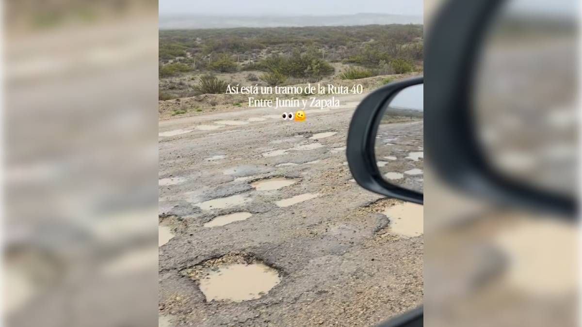 Treinta kilómetros de pozo y paciencia: la odisea de la Ruta 40 entre Junín de los Andes y Zapala