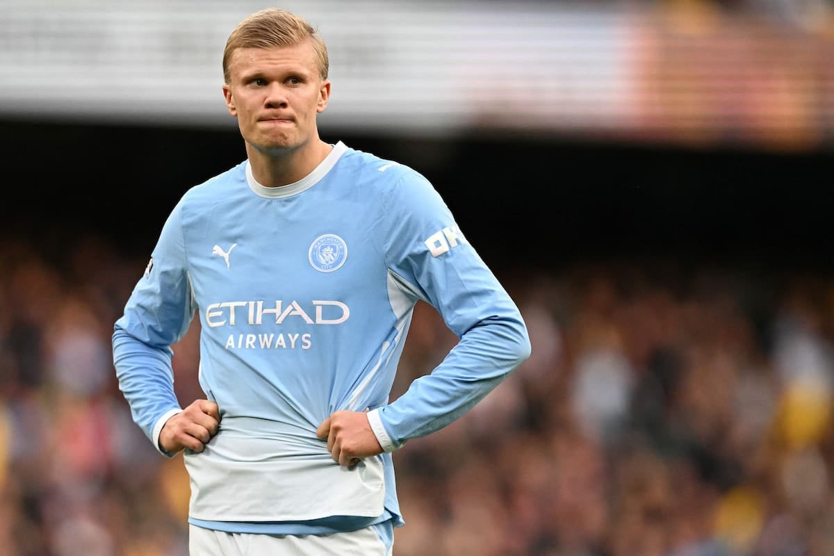Manchester City sigue cosechando puntos en la Premier, pero Haaland se fue cojeando y deja la preocupación servida en bandeja