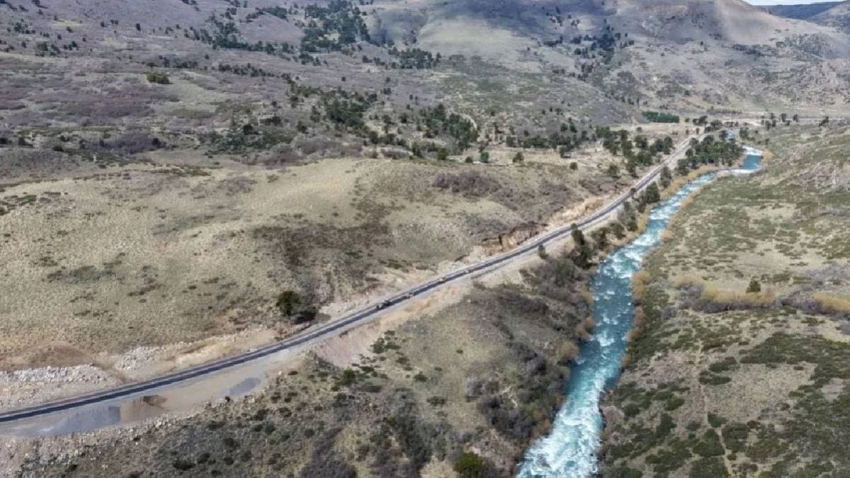 La Ruta 23 dejará de ser un camino de ripio: el asfalto entre Aluminé y Villa Pehuenia se inaugura el 20 de enero