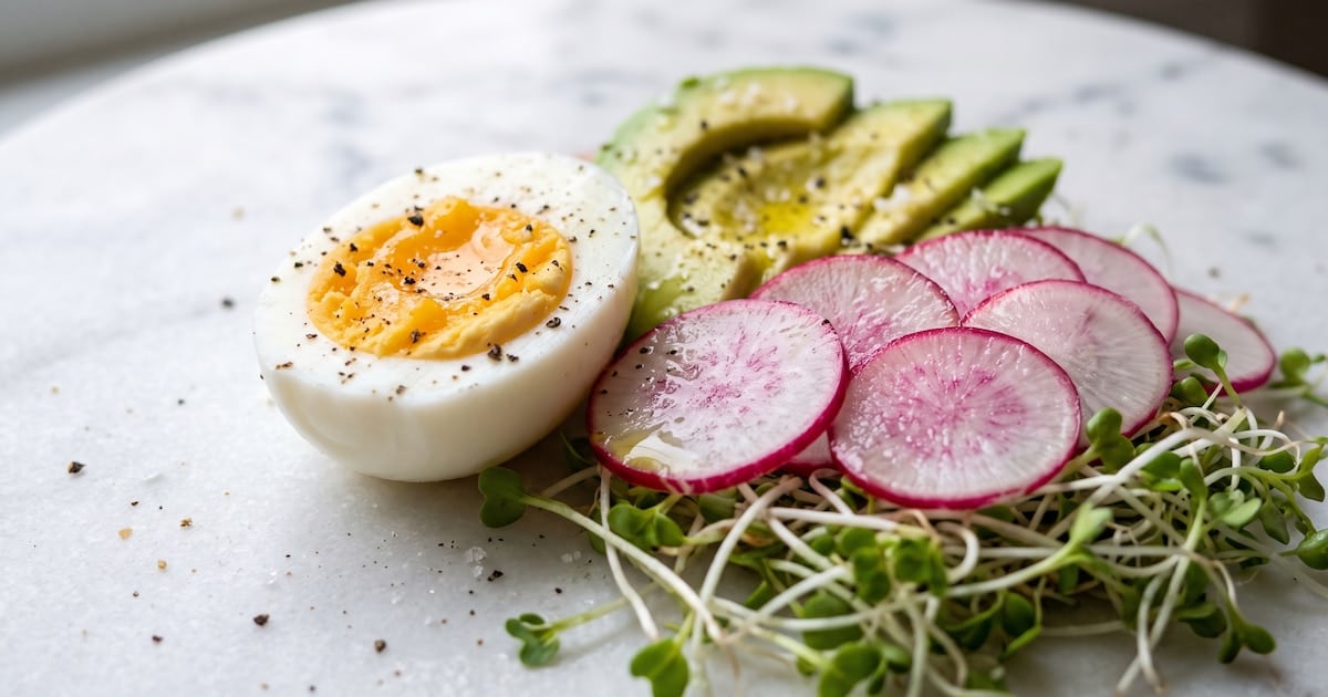 El huevo duro gana nutritional con acompanamientos simples y saludables